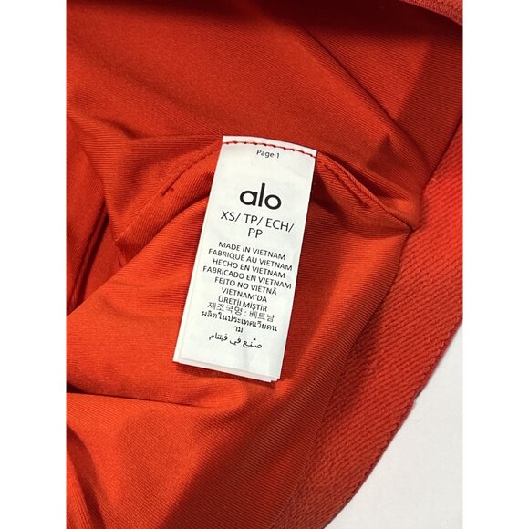 ALO Yoga Alosoft Heart Throb Bra in Bright Red - Picture 5 of 5